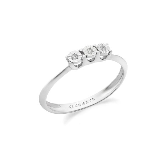 Anello Comete Donna Oro 375‰ in Oro bianco Diamante KANB1902 - KANB1902